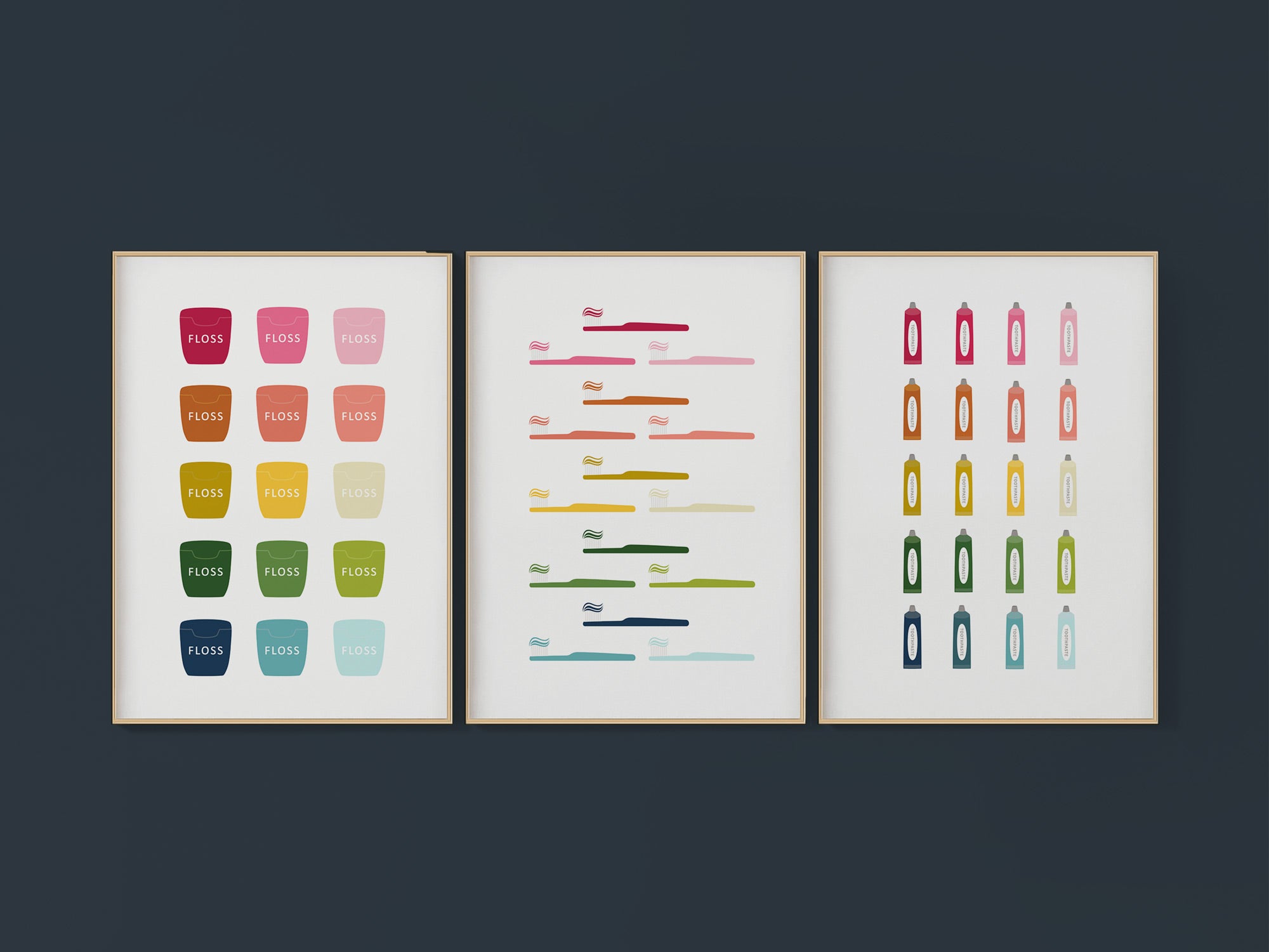 Colorful Bathroom Art Prints