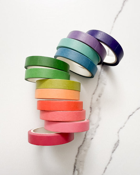Colorful Washi Tape (Set of 12)