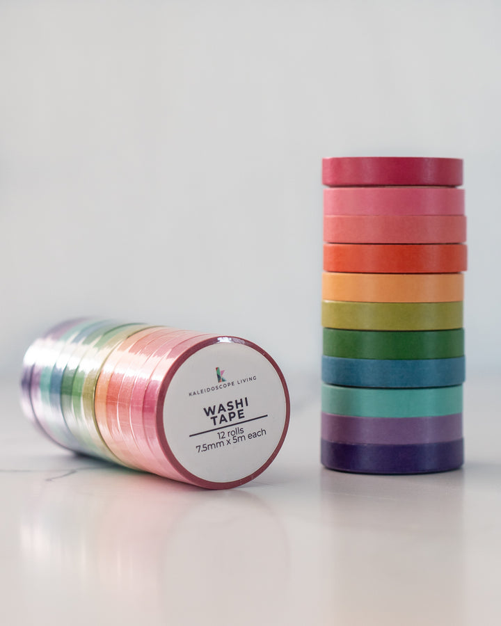 Colorful Washi Tape (Set of 12)