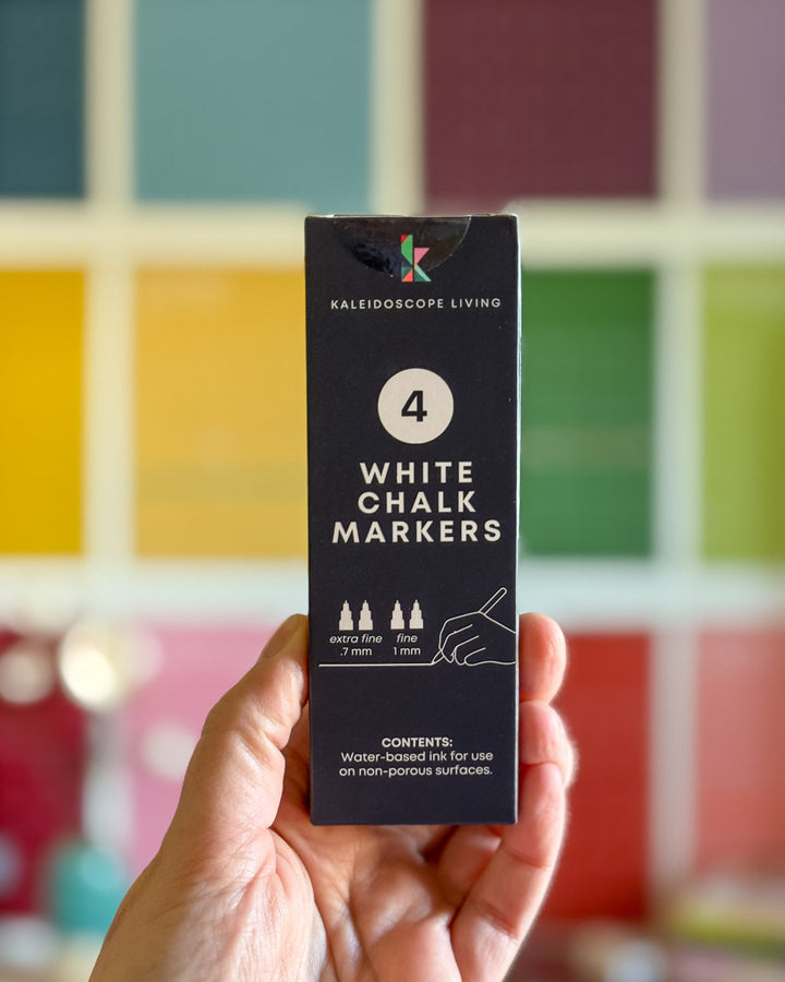 Fine Tip White Liquid Chalk Markers (Set of 4)