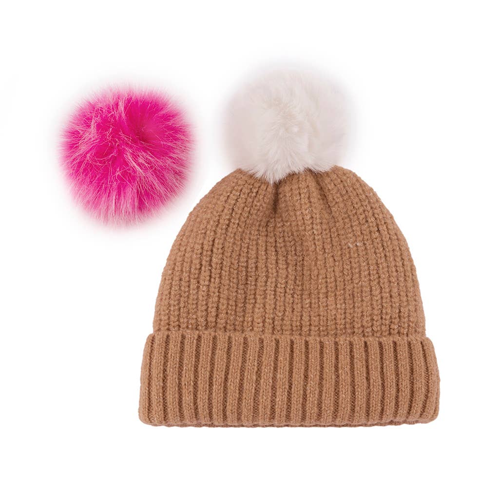 Pick-a-Pom Pom Hat/Beanie