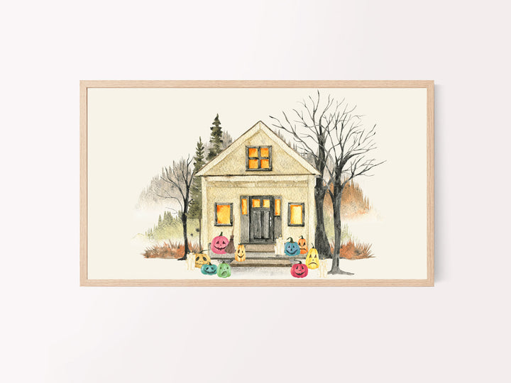 Colorful Halloween Digital TV Art