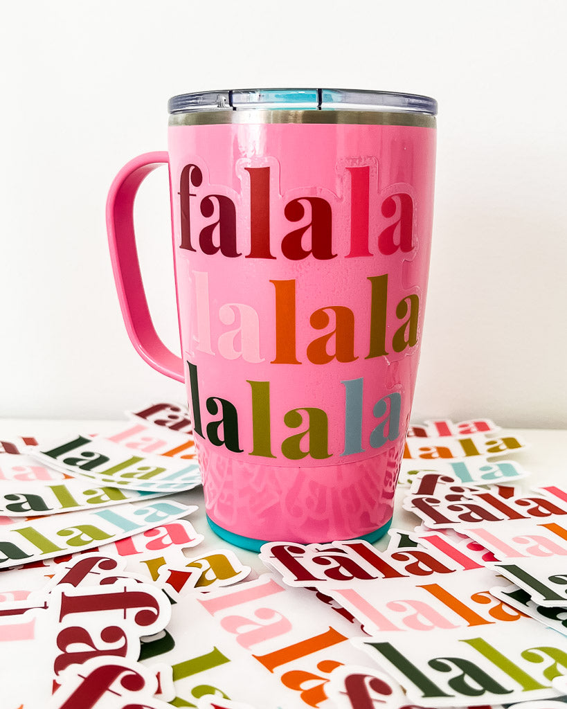 Colorful Fa La La Sticker