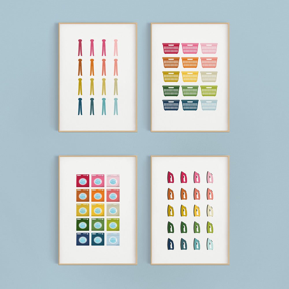 Printable Rainbow Objects Art