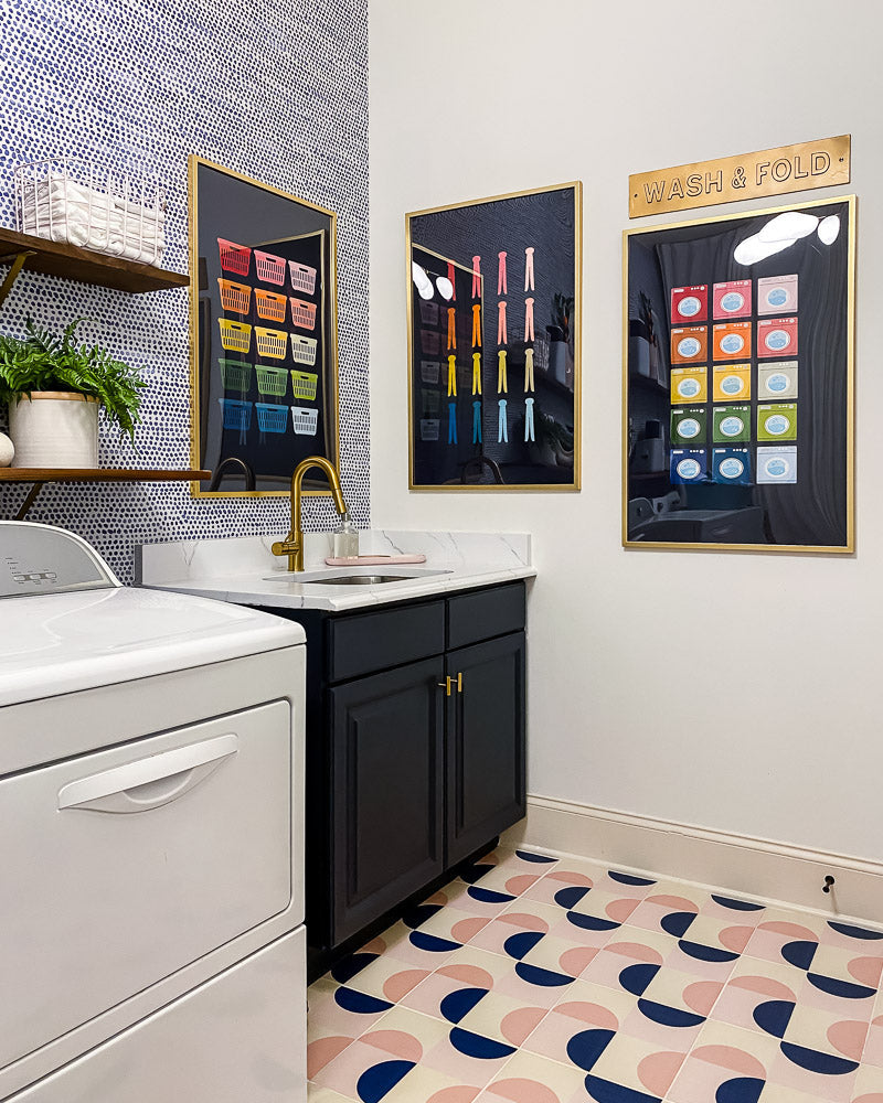 Colorful Laundry Room Art Prints
