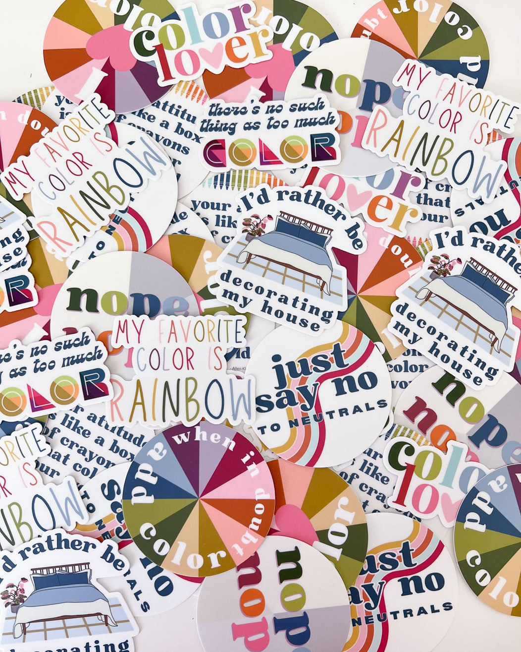 colorful decorative stickers from Kaleidoscope Living
