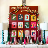 Colorful 12 Days of Christmas Art Prints (8 x 10 inches - Set of 12)