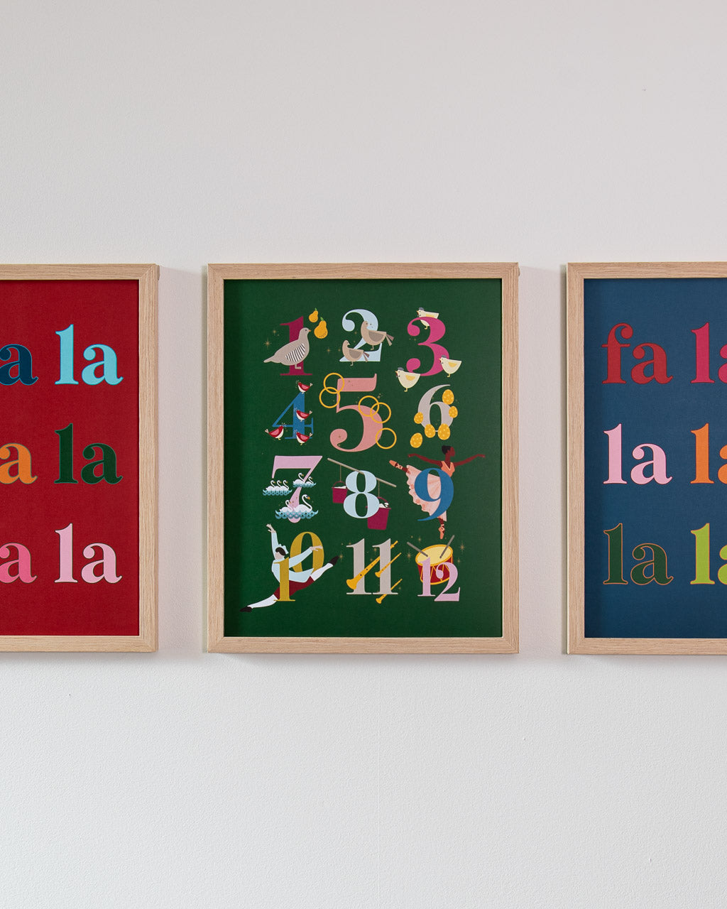 12 Days of Christmas Art Print (11 x 14 inches)