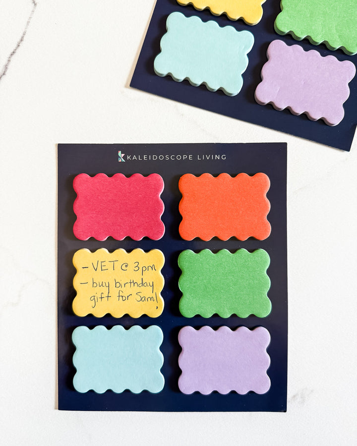 Colorful Scalloped Sticky Notes