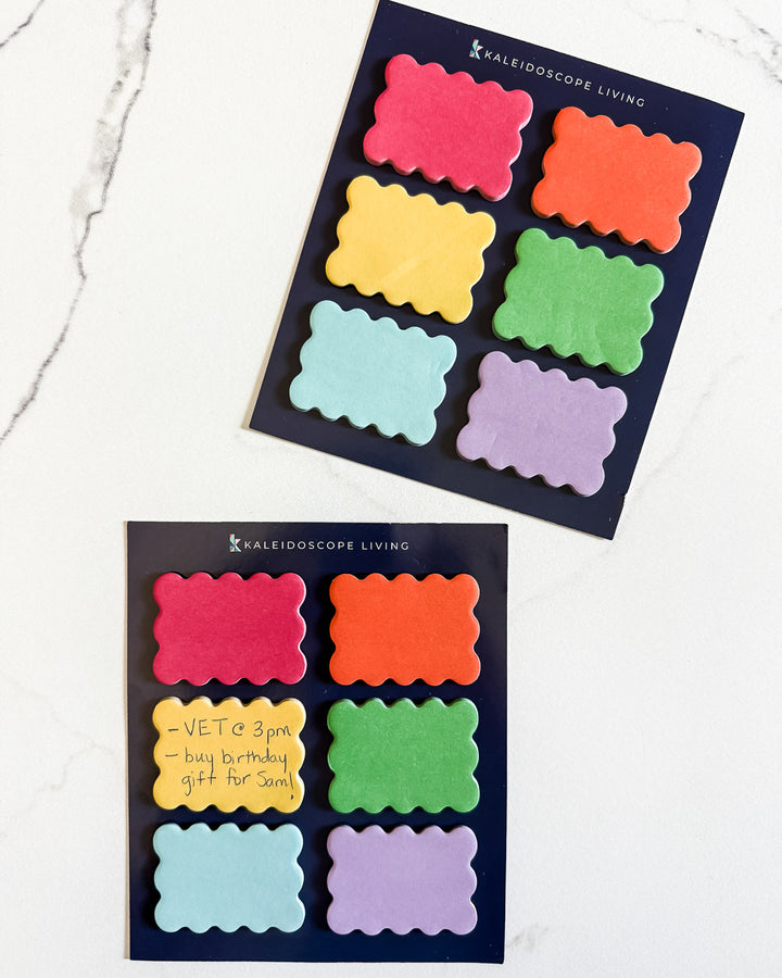 Colorful Scalloped Sticky Notes