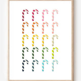 Beautifully Ordinary: Candy Canes Art Print