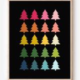 Beautifully Ordinary: Christmas Trees Art Print
