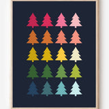 Beautifully Ordinary: Christmas Trees Art Print