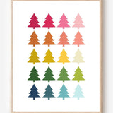 Beautifully Ordinary: Christmas Trees Art Print