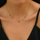 Gold Spectrum Necklace