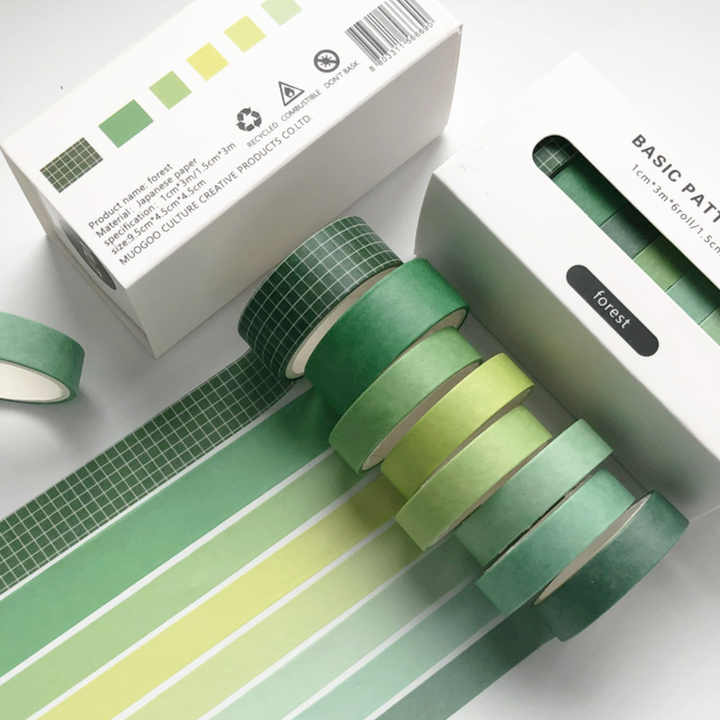 Washi Tape Set (5 Color Options)