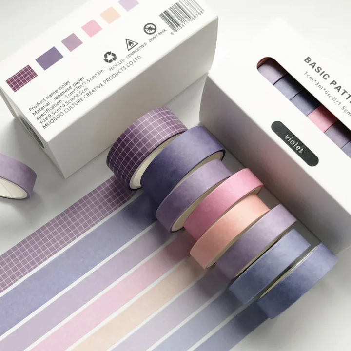 Washi Tape Set (5 Color Options)