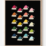 Beautifully Ordinary: Santa Hats Art Print