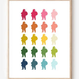 Beautifully Ordinary: Santa Art Print