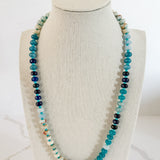 Blue Tides Stone Necklace
