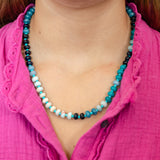 Blue Tides Stone Necklace