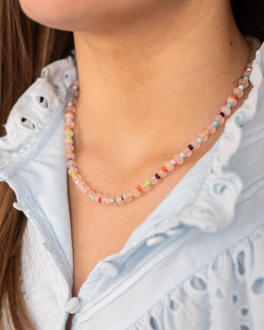 Blush Confetti Necklace