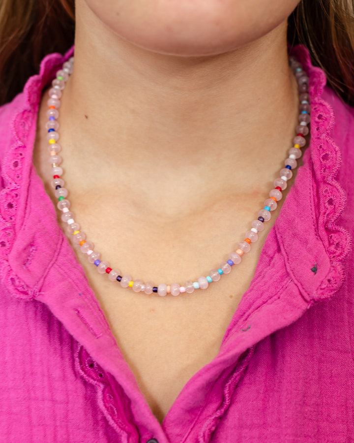 Blush Confetti Necklace
