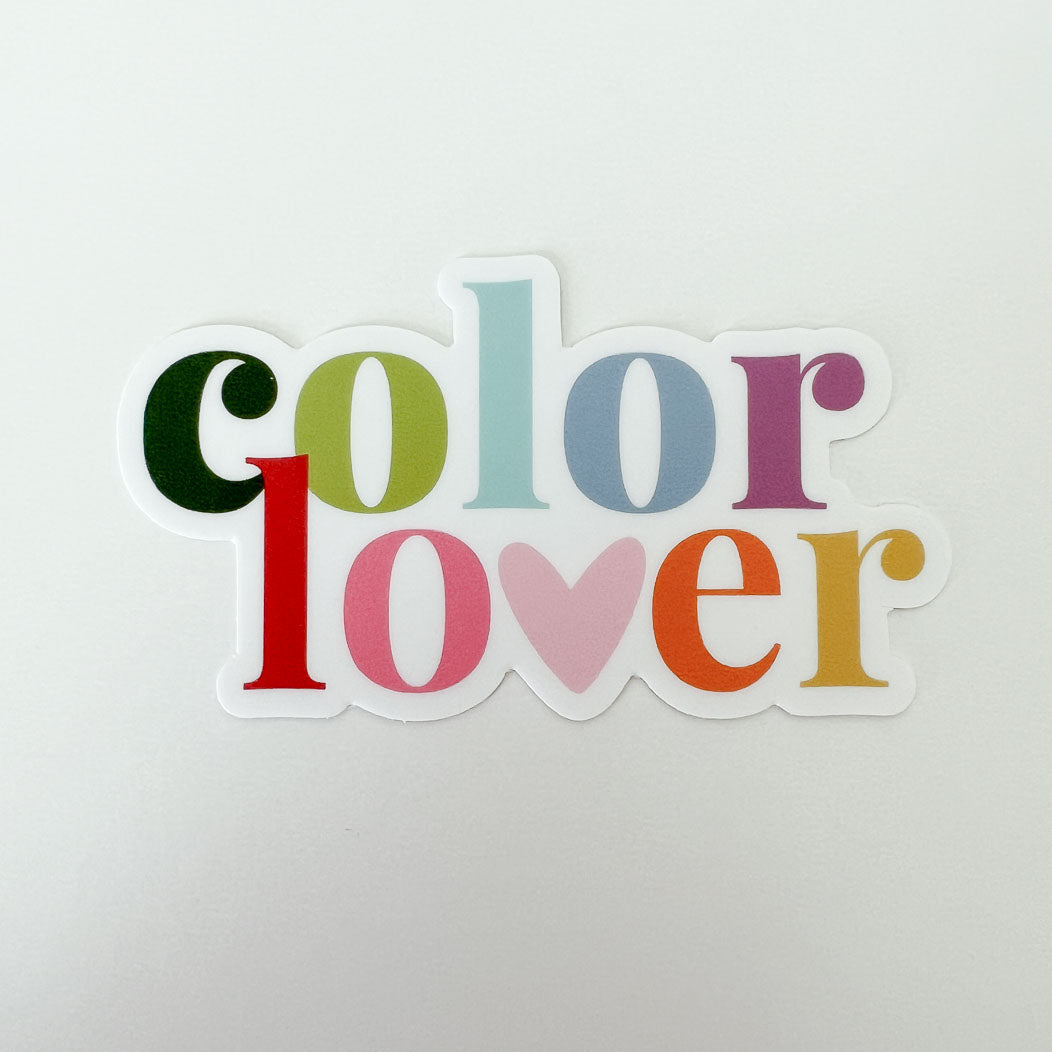 Color Lover Sticker