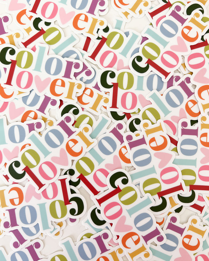 Color Lover Sticker