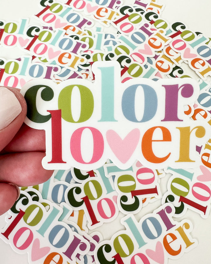 Color Lover Sticker