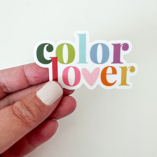 Color Lover Sticker