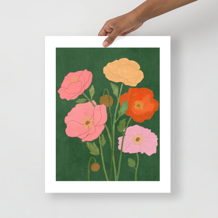 Poppies Delight Art Print