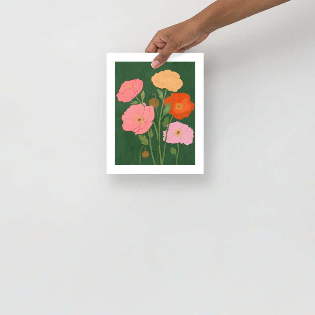 Poppies Delight Art Print