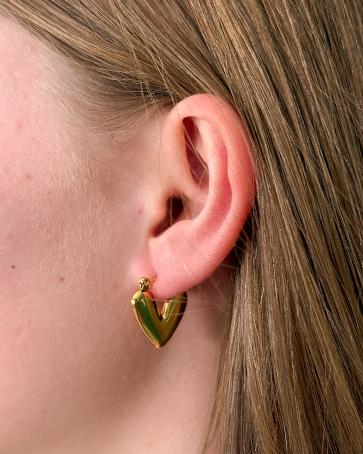 Every Day Heart Earrings