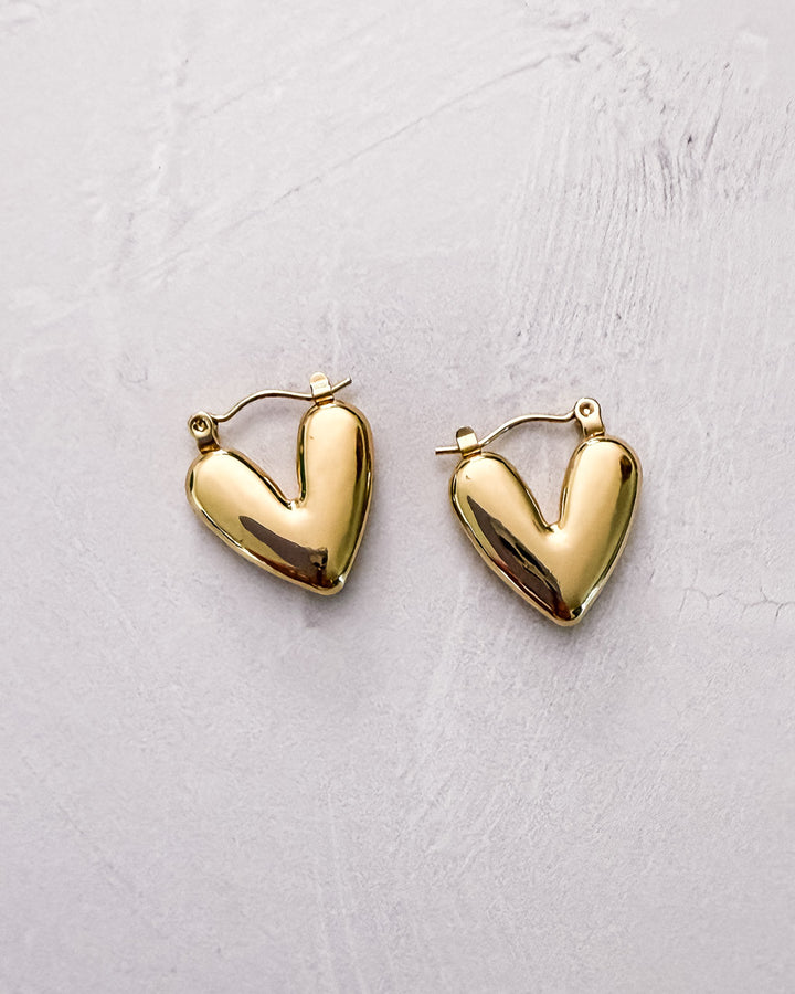 Every Day Heart Earrings