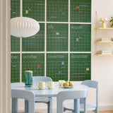 Reusable Large Wall Calendar in Green | 16 x 20 inches | Undated