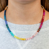 Healing Rainbow Stone Necklace