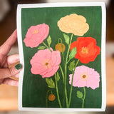 Poppies Delight Art Print