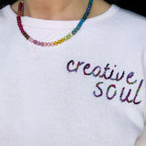 Healing Rainbow Stone Necklace