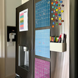 Single-Use Small Rainbow Wall Calendar | 8.5 x 11 inches | Undated