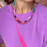 Spiced Sunset + Fuchsia Lagoon Necklace Bundle