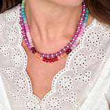 Spiced Sunset + Fuchsia Lagoon Necklace Bundle