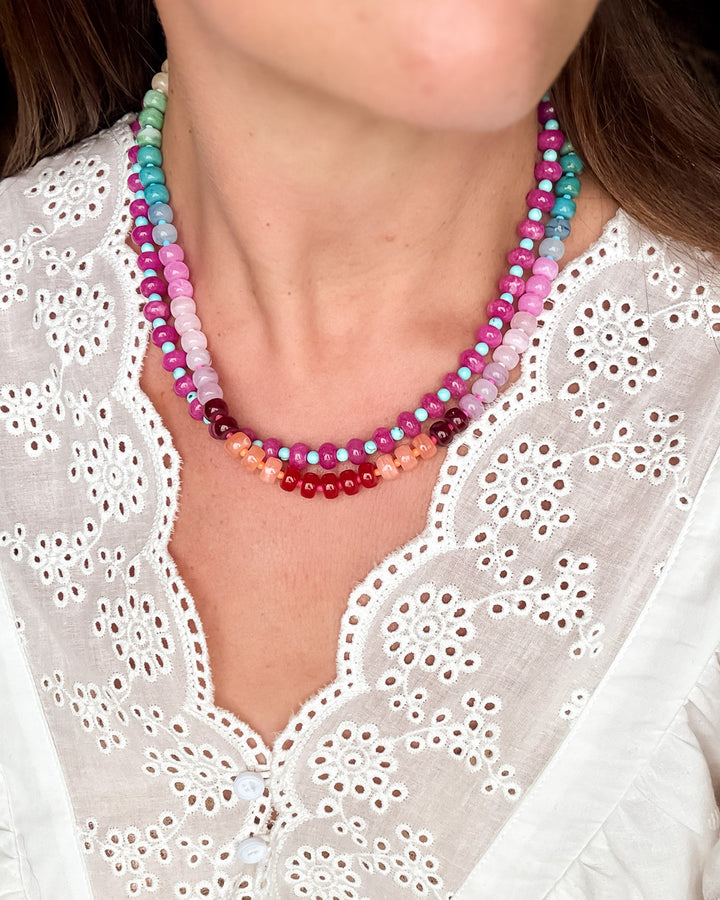 Spiced Sunset + Fuchsia Lagoon Necklace Bundle