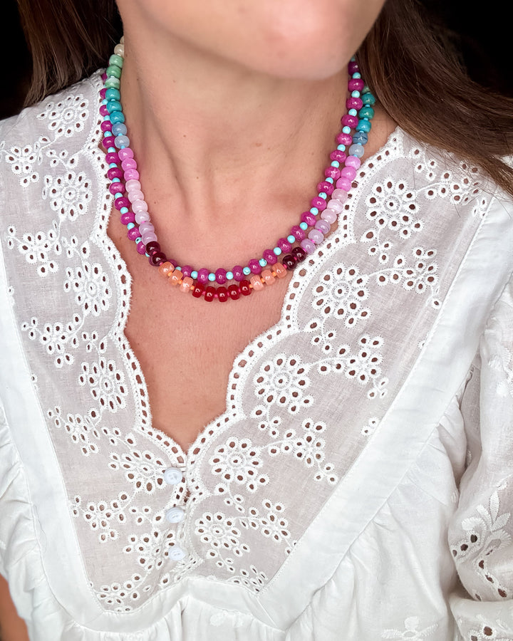 Spiced Sunset + Fuchsia Lagoon Necklace Bundle