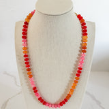 Strawberry Citrus Stone Necklace