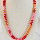 Strawberry Citrus Stone Necklace