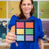 Colorful Scalloped Sticky Notes