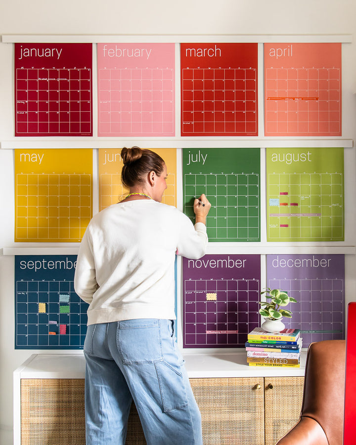 Using Your Calendar Erasable Calendars – Kaleidoscope Living Shop