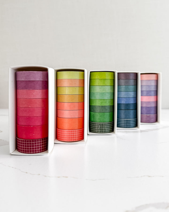 Washi Tape Set (5 Color Options)