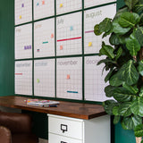 Single-Use Large White Wall Calendar  | 16 x 20 inches | Undated